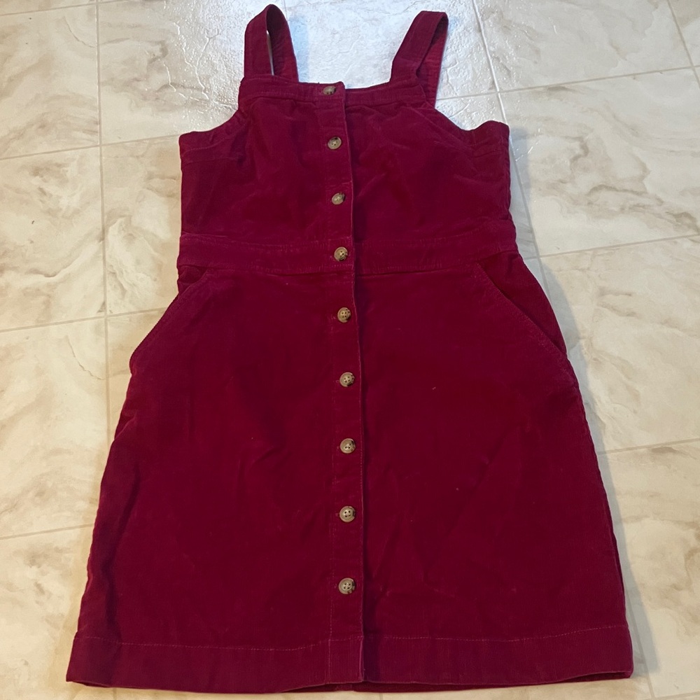 Crew cuts corduroy dress